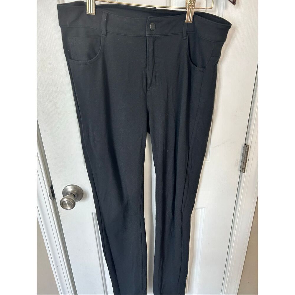 Athleta skinny stretchy jogging dress pants comfy for work size 8 black